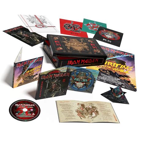 iron maiden metal box set|iron maiden senjutsu box set.